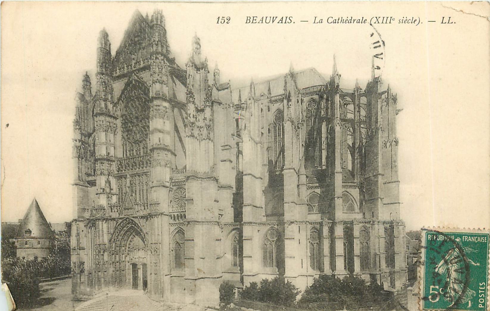 CPA BEAUVAIS-La Cathedrale (XIIIe s)-LL