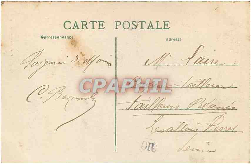 CPA TOULOUSE -Hoel d'Assezat — Verso