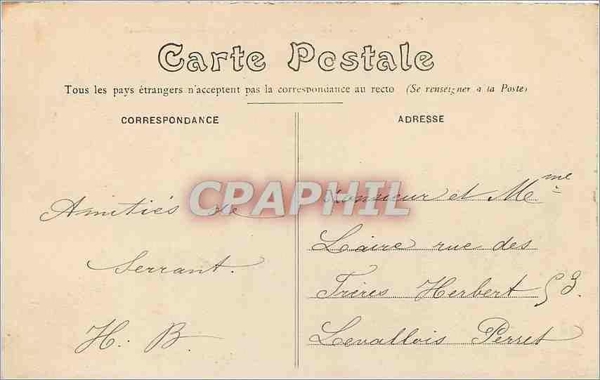 CPA NANTES-Les quai et la ville  pris du transbordeur — Verso