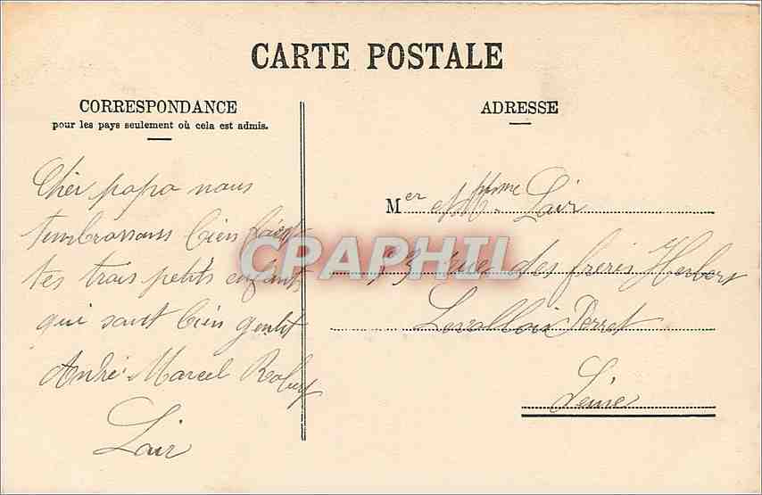 CPA Geneve- Quai du Mont Blanc — Verso