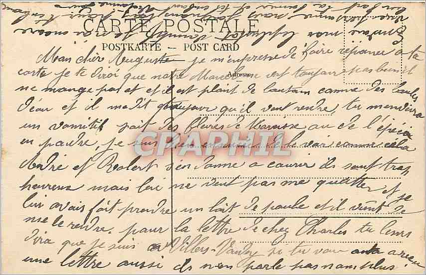 CPA Geneve-Rade et Mont Blanc Bateau — Rückseite