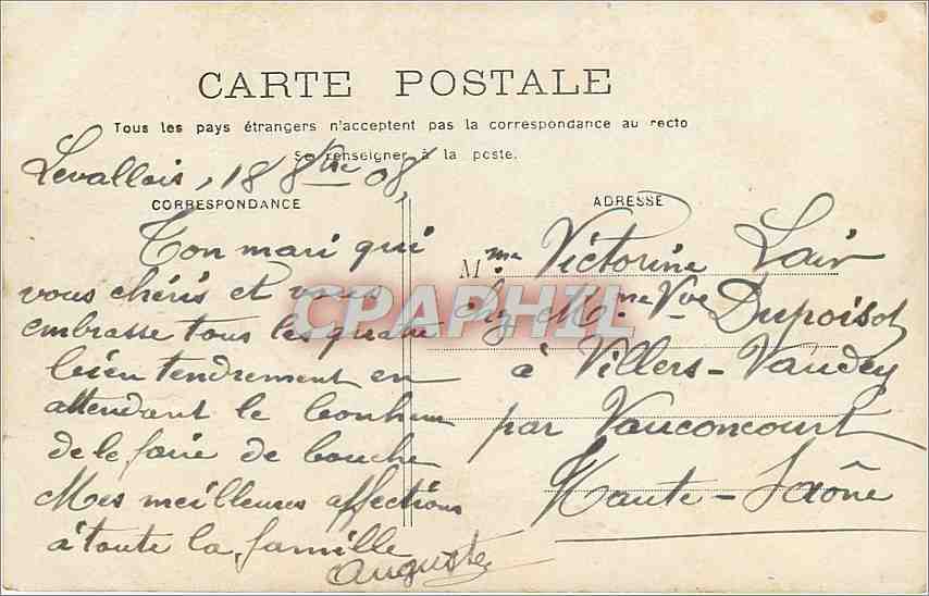 CPA VERSAILLES-Bassin de Latone-Le Chateau — Verso