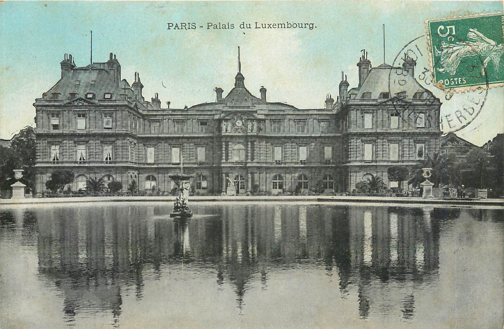 CPA PARIS-Palais du luxembourg