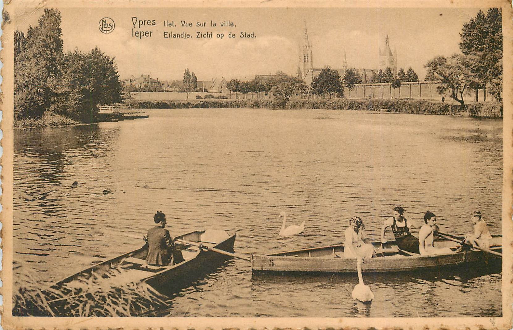 CPA pres leper  Vue sur la ville