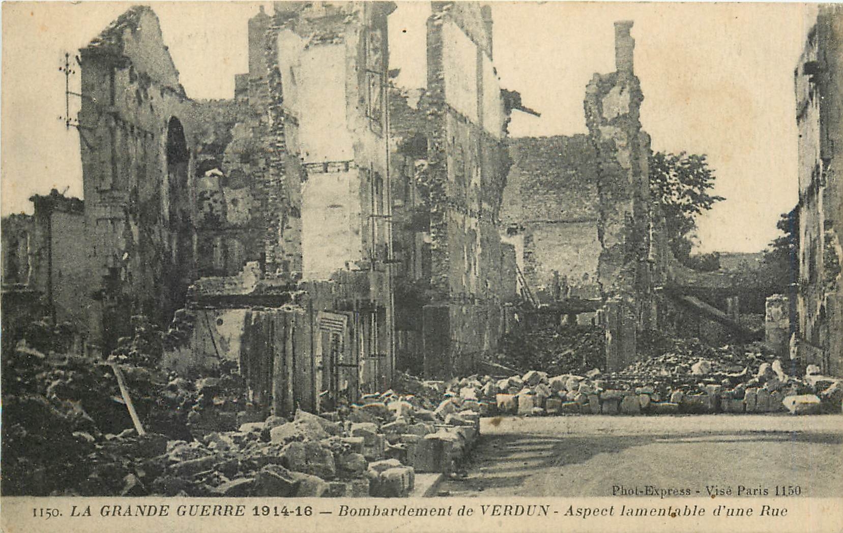Verdun — Bombardement — Phot-Express, Paris 1150