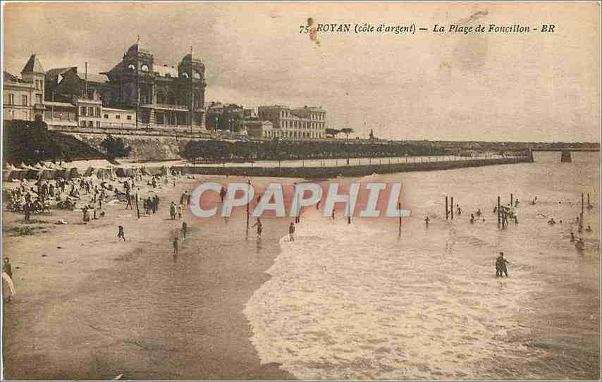 CPA ROYAN (cote d'argent) -l Plge de Foncillon