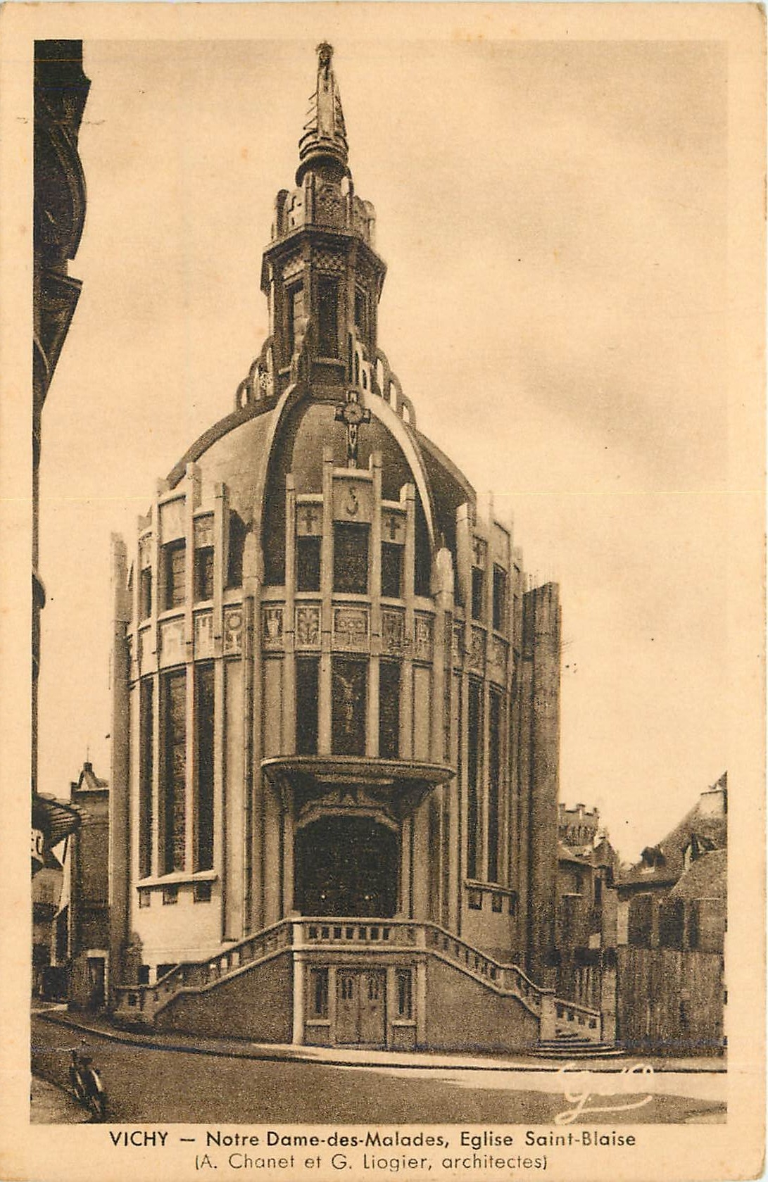 CPA VICHY-NOTRE DAME DES MALDES  Eglise Sain-Blaise