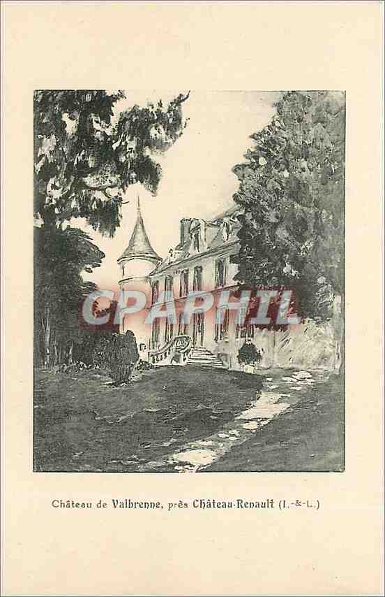 CPA Chateau de Valbrenne   pres Cheau Renault