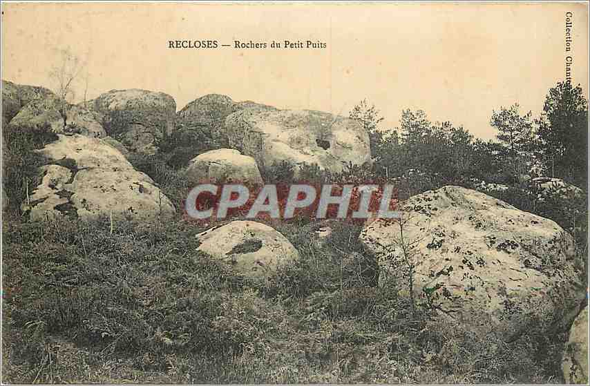 CPA RECLOSES-Rochers du Petit puits