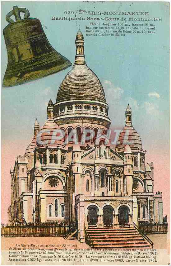 CPA PARIS - MONTMARTRE Cloche