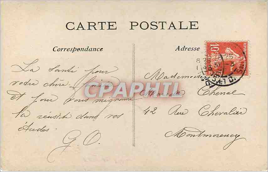 Femme tenant des poissons décoratifs — éditeur E.D., n° 509 — Reverso