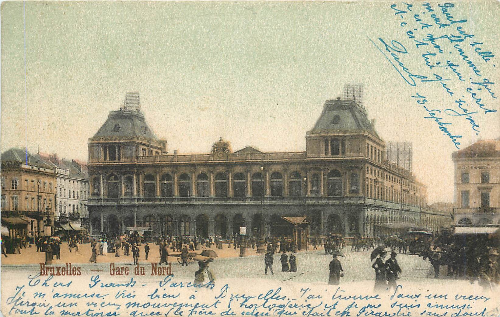 CPA BRUXELLES-Gare du Nord