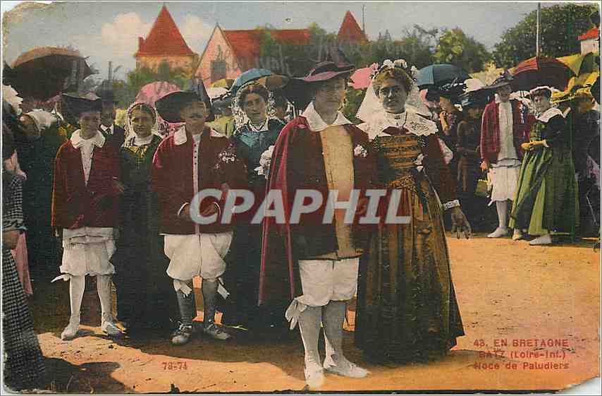 CPA EN BRETAGNE  Noce de paludiers Folklore