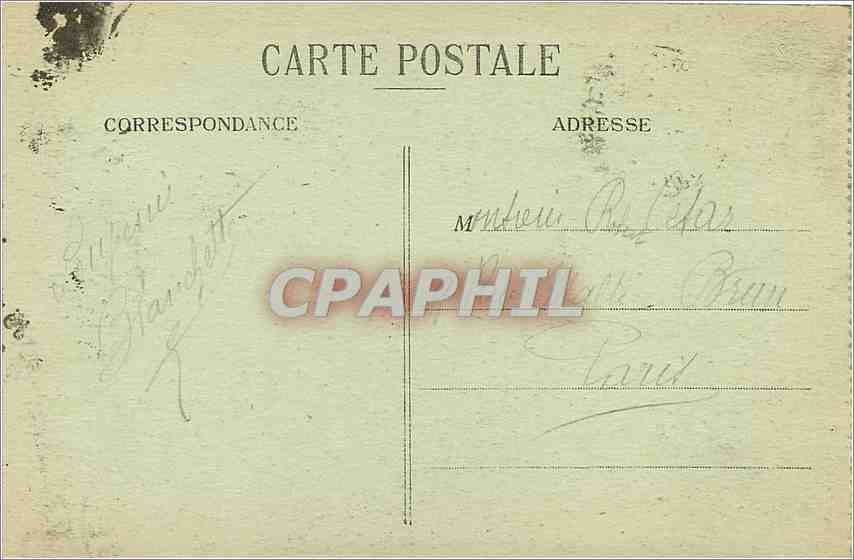 CPA Tunnel de Tavannes Militaria — Rückseite