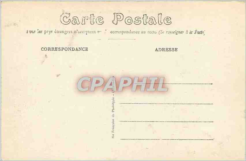 CPA LE MANS-Catherale et Pont en X — Rückseite
