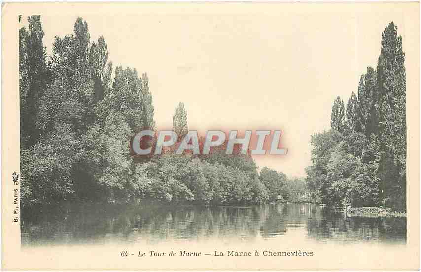 CPA LE TOUR DE MARNE-La Marne a Chennevere