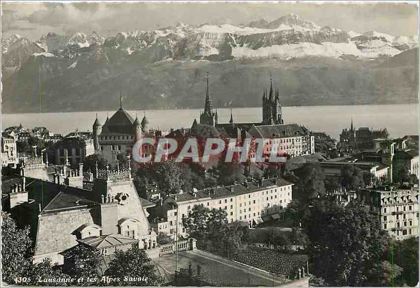CPM LAUSANNE ET LES ALPES SAVALE