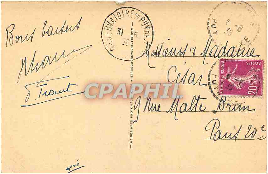 Sommet du Luy de Dôme — vue aérienne — Oircha Plazanet n°121 — Achterkant