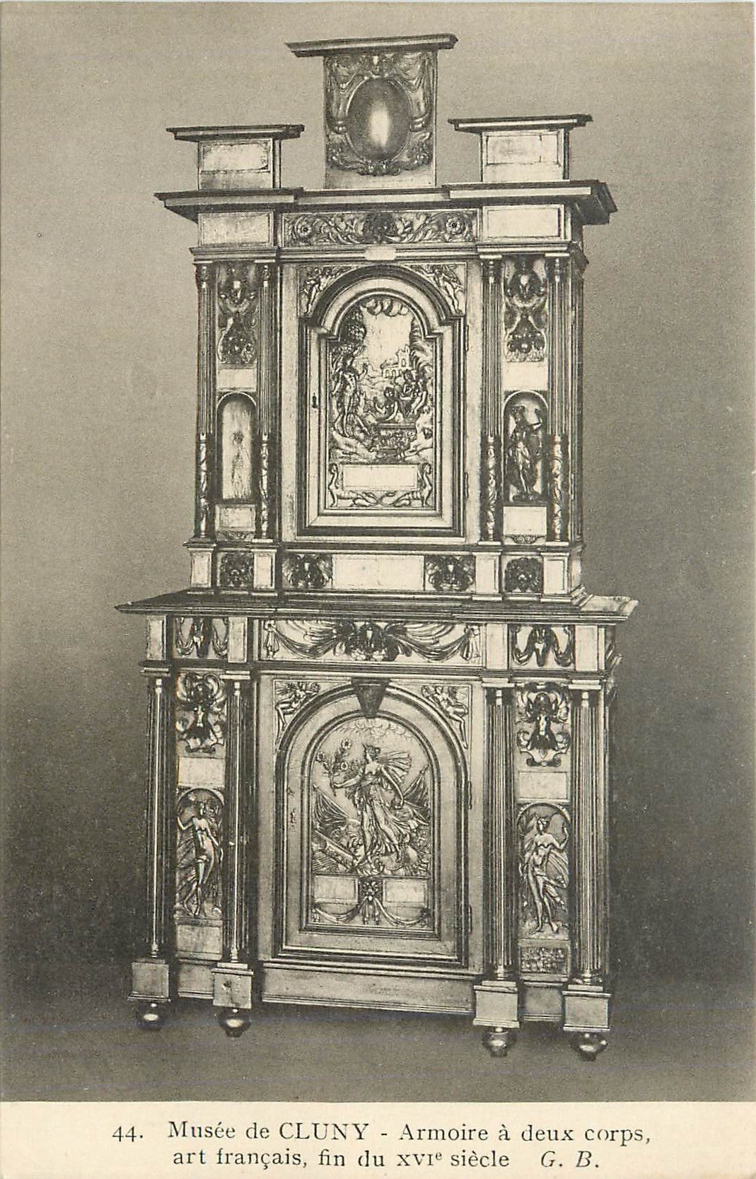 CPA Musee de CLUNY-armoire a deux corps  art francais  fin du XVIe s