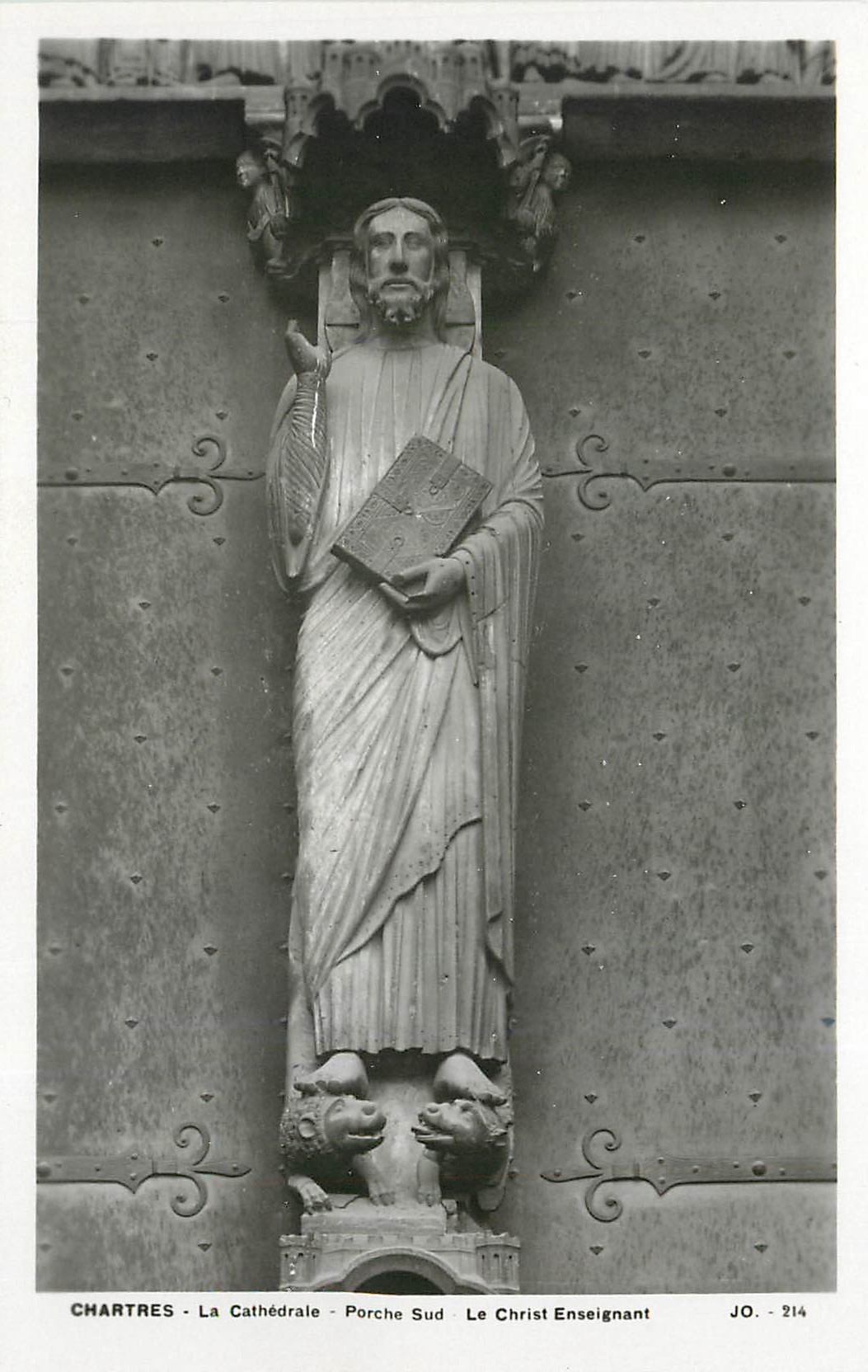 Chartres - La Cathédrale - Porche Sud - Le Christ Enseignant — JO. - 214
