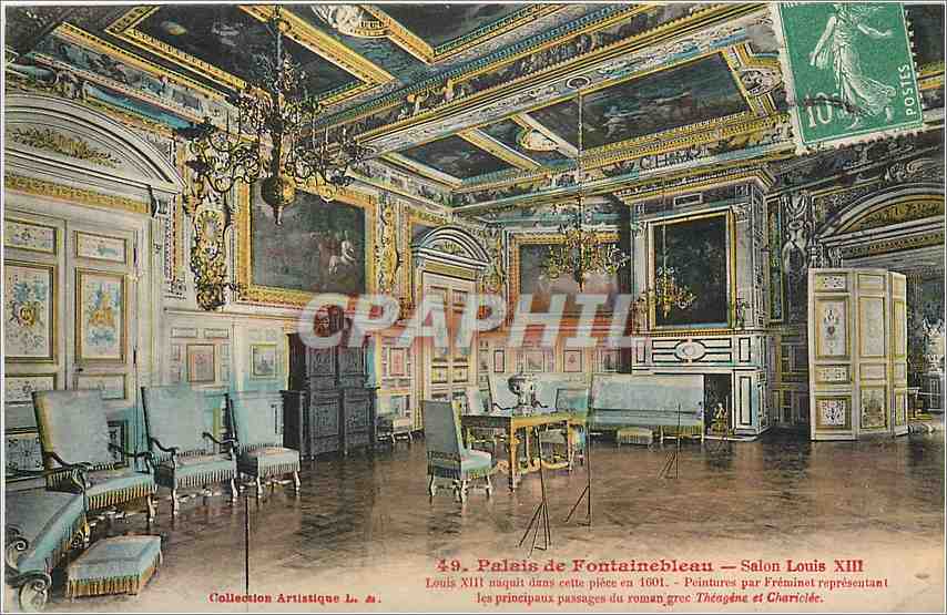 Palais de Fontainebleau — Salon Louis XIII — Collection Artistique L. Ménard