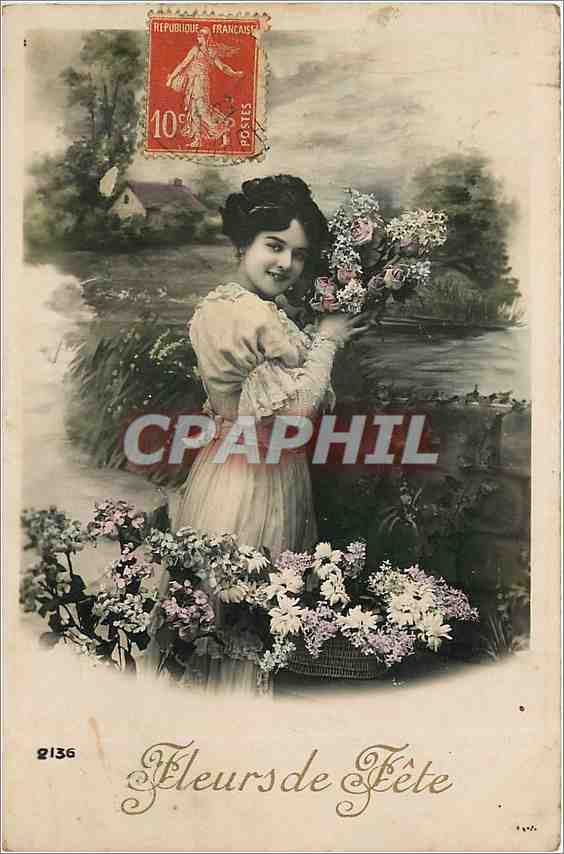 Fleurs de Fête — Éditeur inconnu, n° 2136