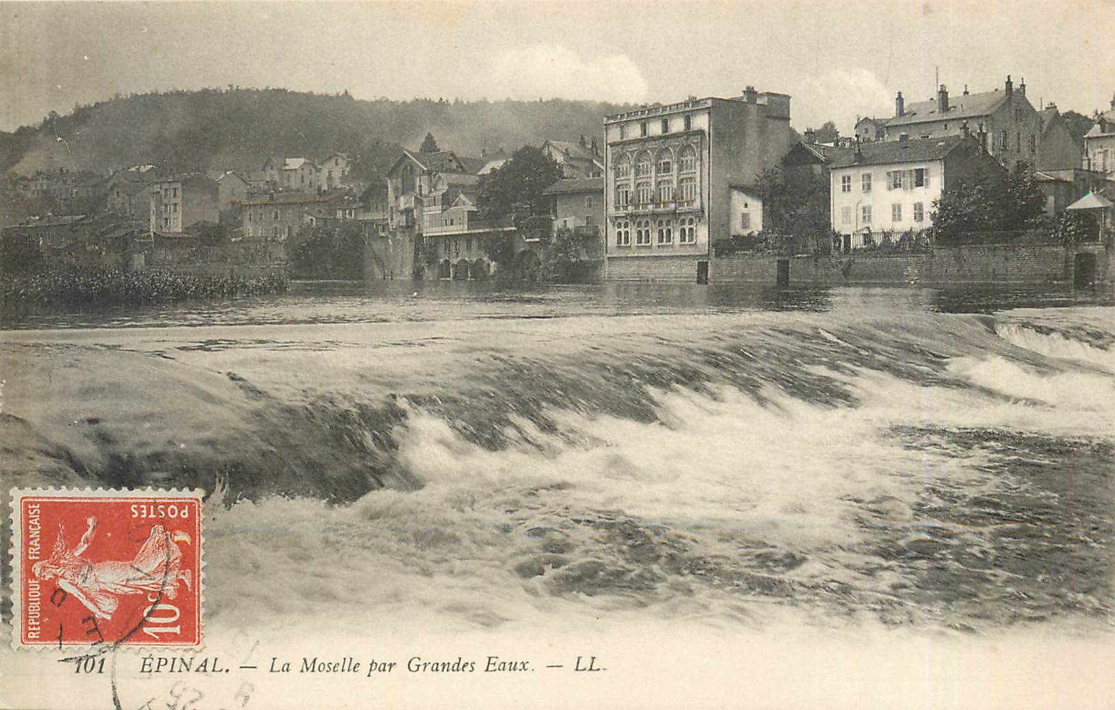 CPA EPINAL-La Moselle par Grandes Eaux