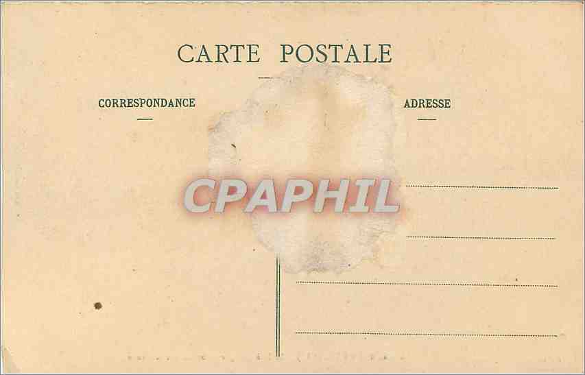 Château d'ANET (E.-et L.) - Salle à Manger - Surtout Renaissance — Ch. Foucault, édit., Dreux — Rückseite