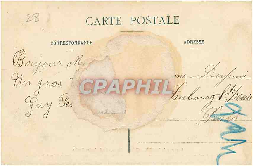 Environ de DREUX — Château d'Anet — La Salle des Gardes — Éditeur non visible — Back