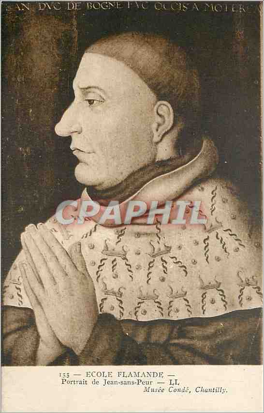 CPA ECOLE FLAMANDE-Portait de Jens-sns-Peur-Musee conde-Chantilly
