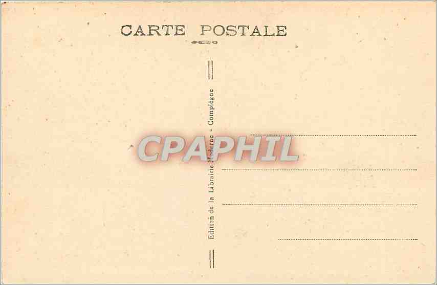 CPA COMPIEGNE(Oise)-Les beaux coine de la foret-les Etang Saint Pierre — Rückseite