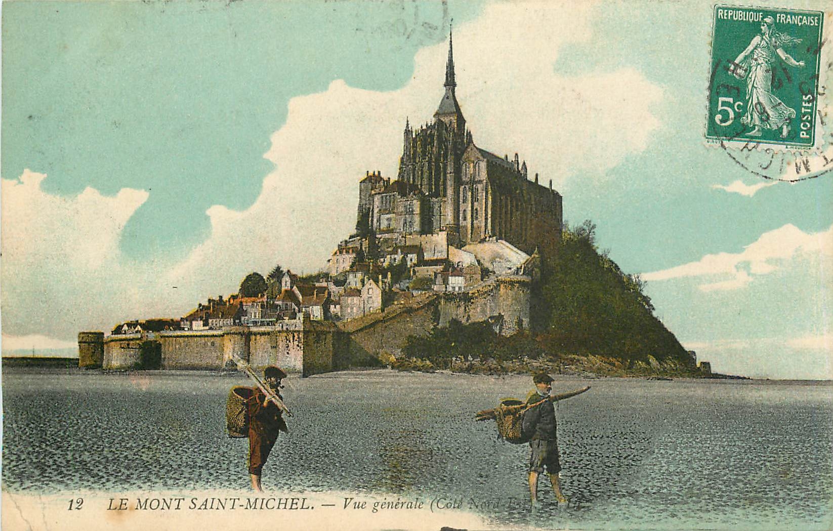 CPA MONT ST MICHEL-Vue generale