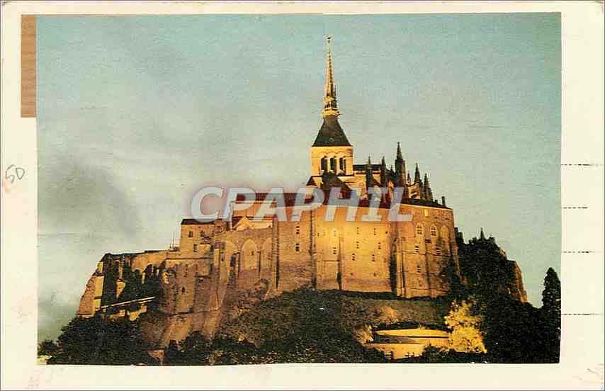 CPA MONT ST MICHEL  — Verso