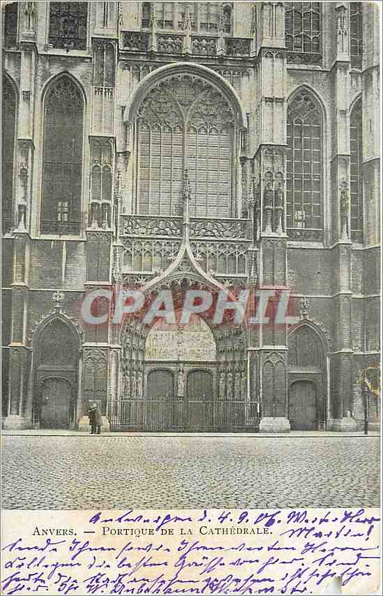 CPA Anvers-Portique de la cathedrale