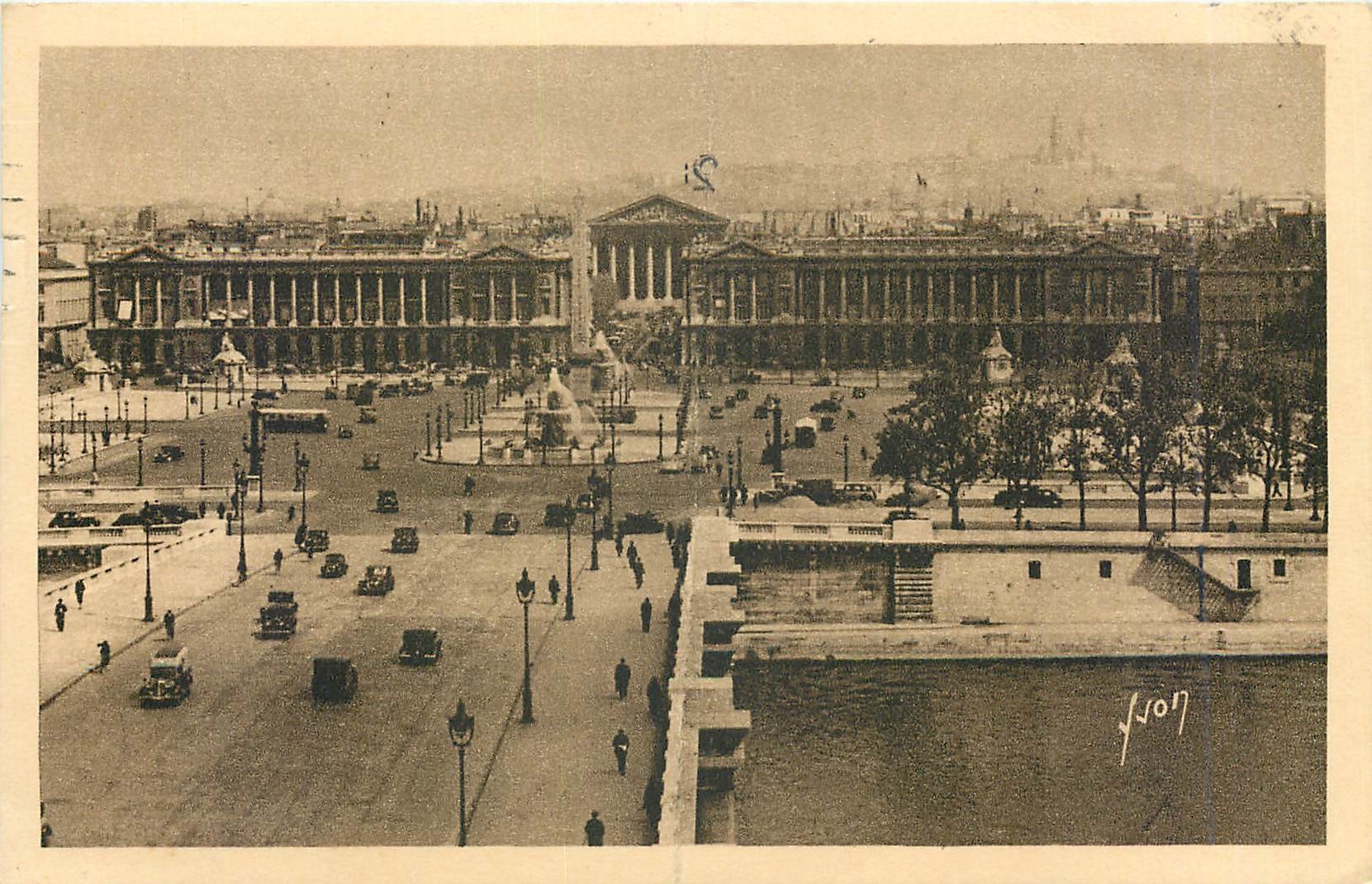 CPA Paris…en flanant-Vue generale de la place de la concorde