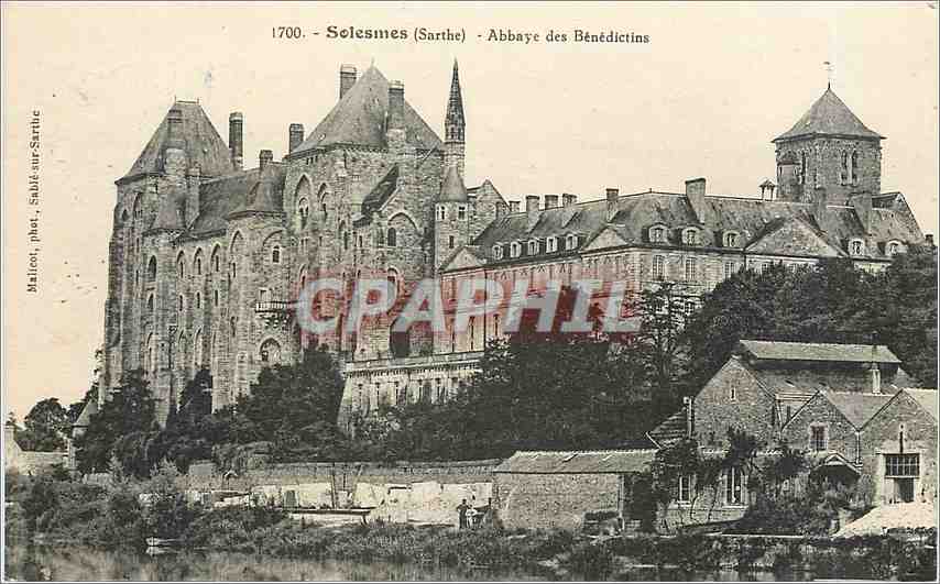CPA Solesmes(Sarthe)-Abbaye des benedictions