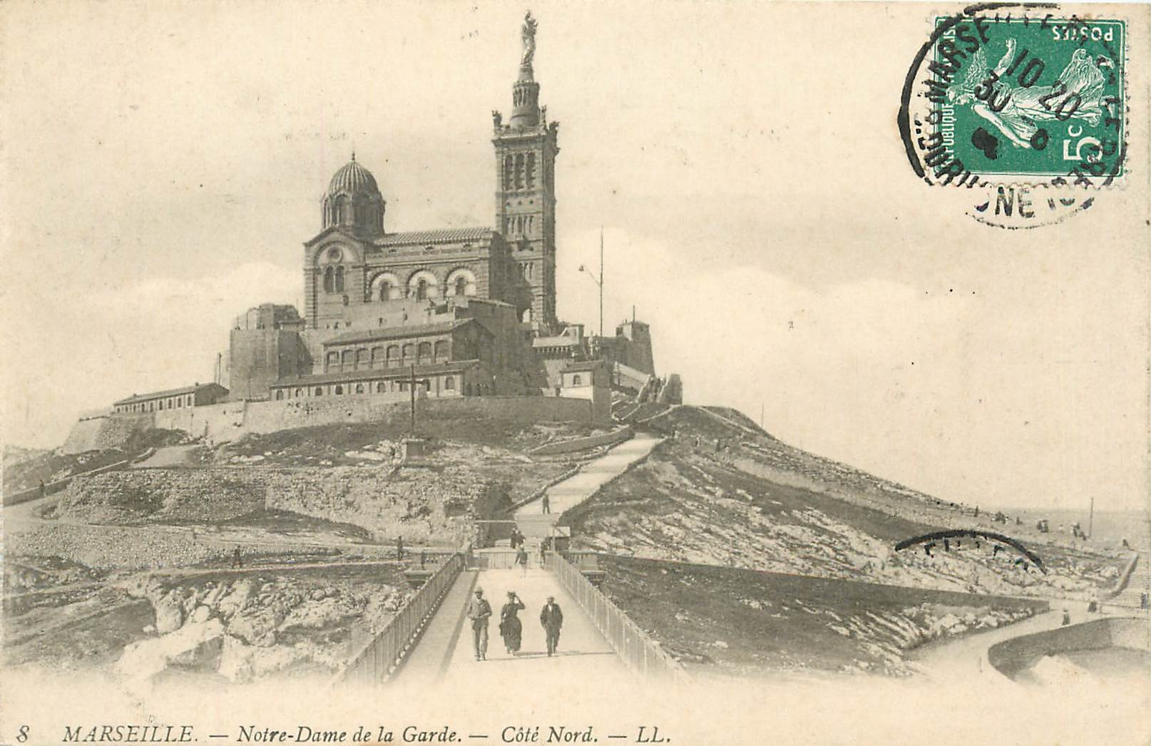 CPA Marseille-Notre dame de la garde-Cote Nord