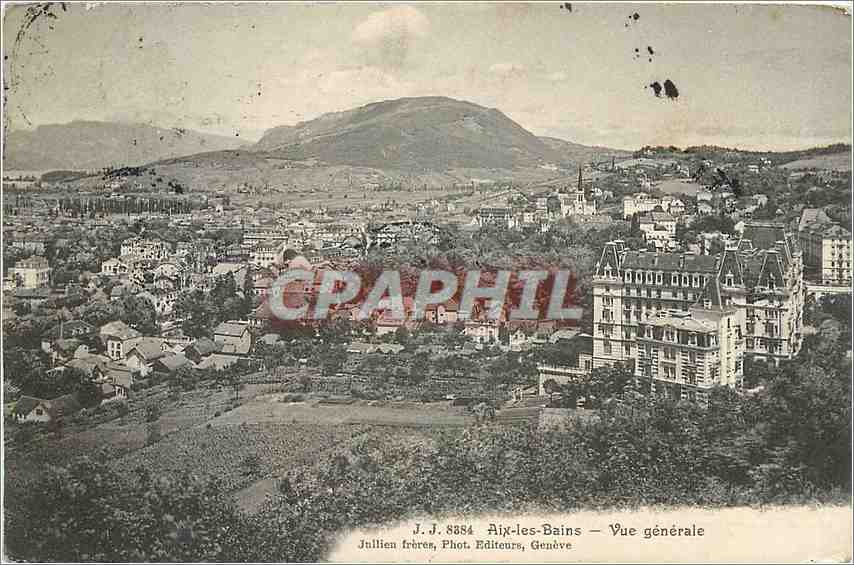 CPA Aix le bains-Vue generale