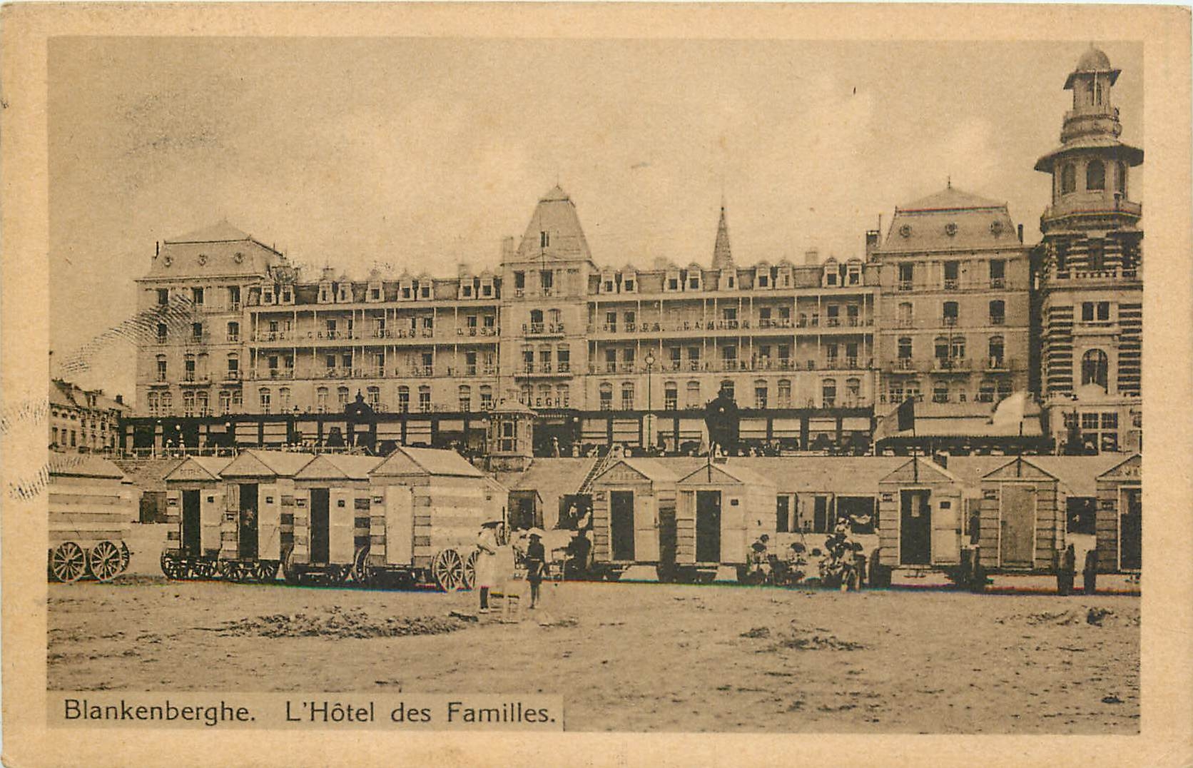 CPA Blakenberghe-L'hotel des Familles