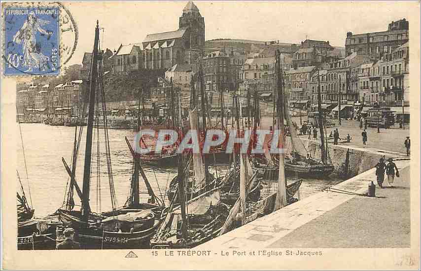 CPAL e Treport-Le Port et l'Eglise St Jacques Bateaux
