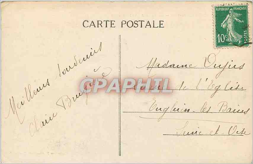 Le Pouliguen (Loire-Inf.) — Sur la Côte — Les Rochers — Collection F. Chapeau, Nantes — Reverso