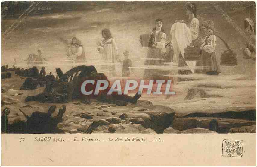 CPA Salon 1905-E.Fournier Le reve du Moujik