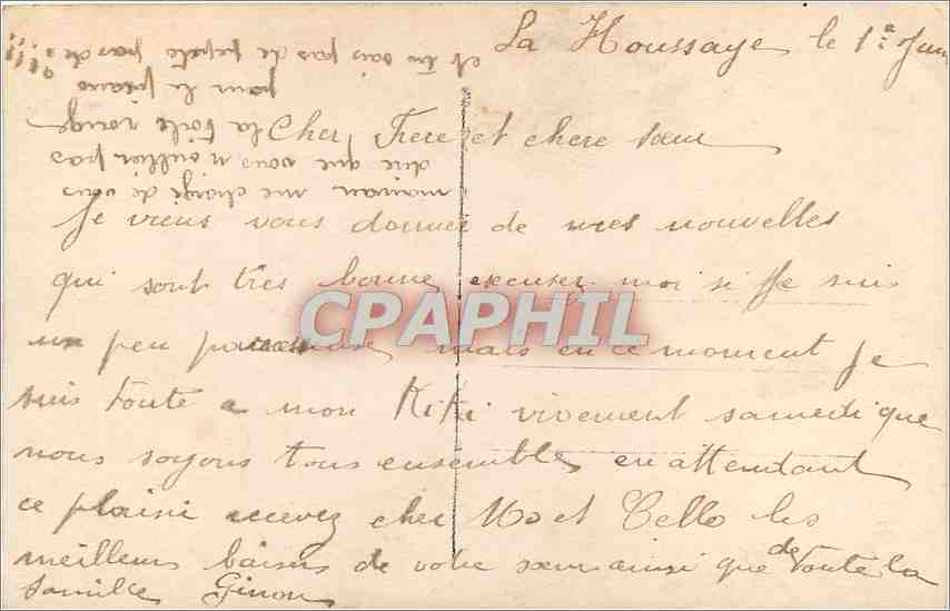 CPA L'amour en bateau — Back
