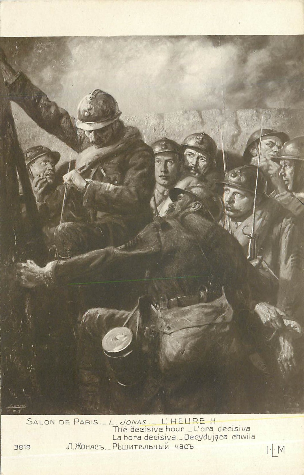 CPA Salon de Paris-L jonas-L'heure H Militaria