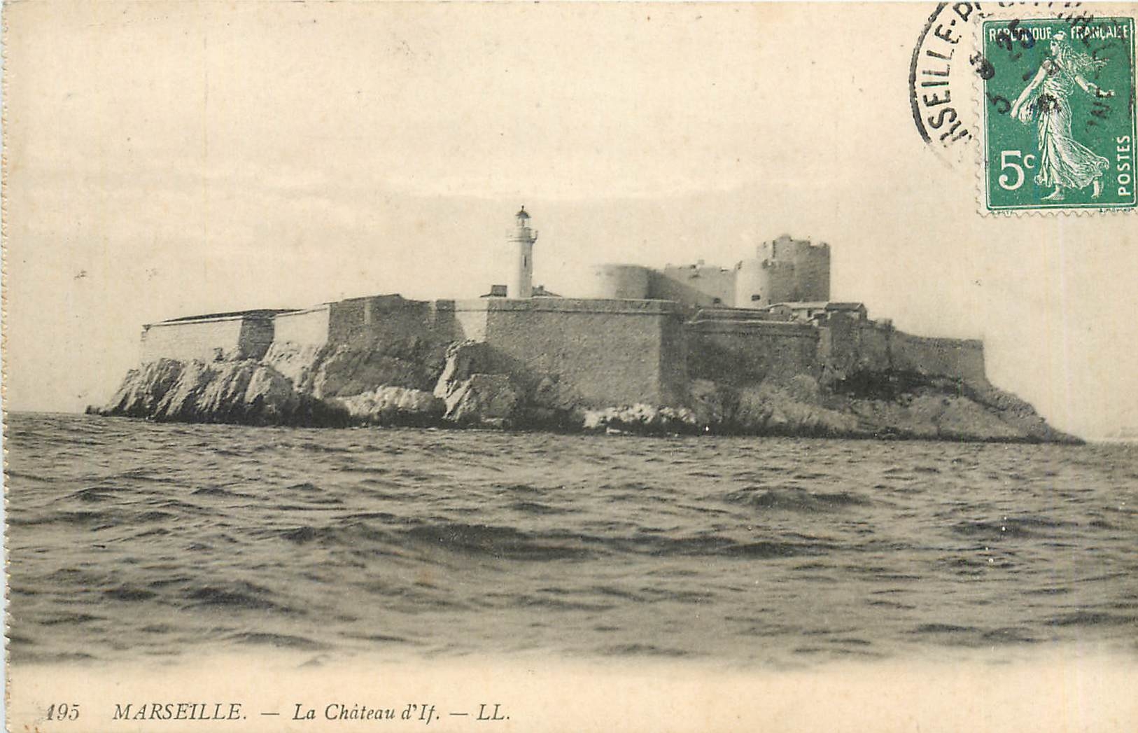 CPA Marseille La Chateau d'If LL Phare