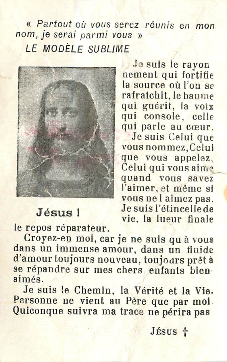 Image pieuse Partout ou vous serez reunis en mon nom  j serai parmi vous
