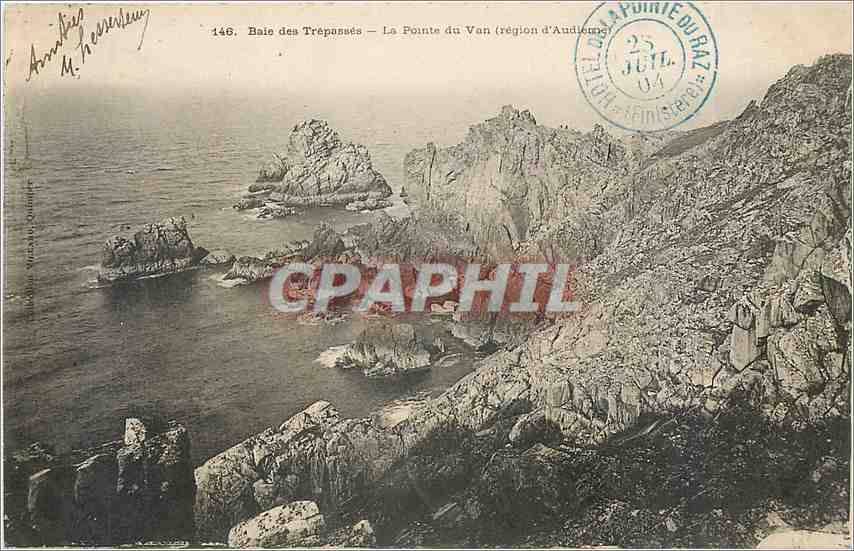 CPA Baie des trepasees la pointe du van regin d'Audien