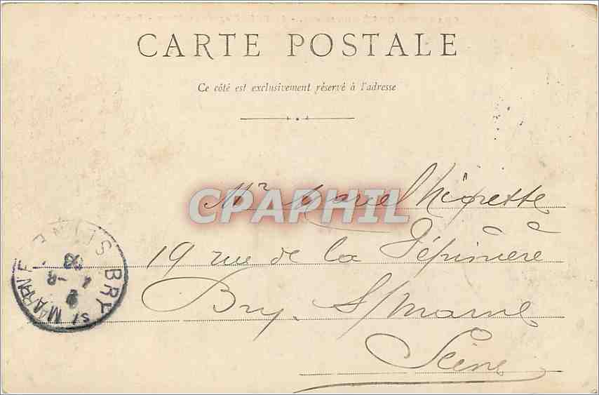 CPA Franche comte pittoresque le Doubs apres la chute les rapides — Rückseite