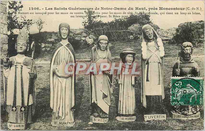 Les Saints Guérisseurs de Notre-Dame du Haut, près Moncontour (C.-du-N.) — 1206 — Éditeur Breizh