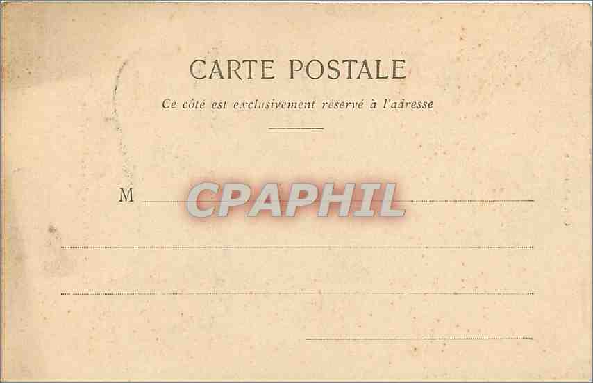 CPA St Malo La Rade en Clair de lune — Verso
